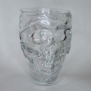 TREASURE ISLAND LAS VEGAS GLASS SKULL BEER MUG LARGE 24 oz MUG